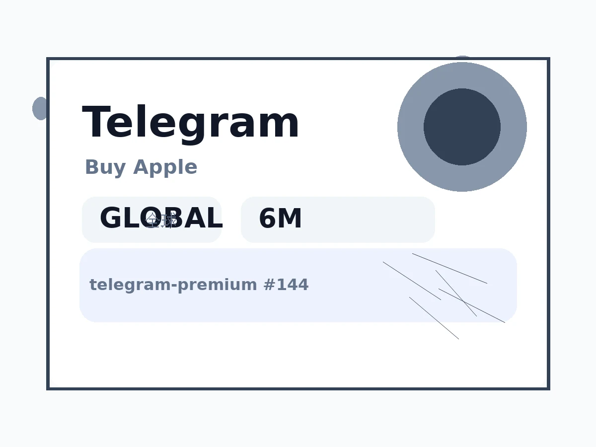 Telegram Premium 6个月会员代开 语义商品图