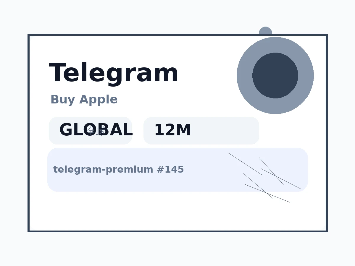 Telegram Premium 12个月会员代开 语义商品图